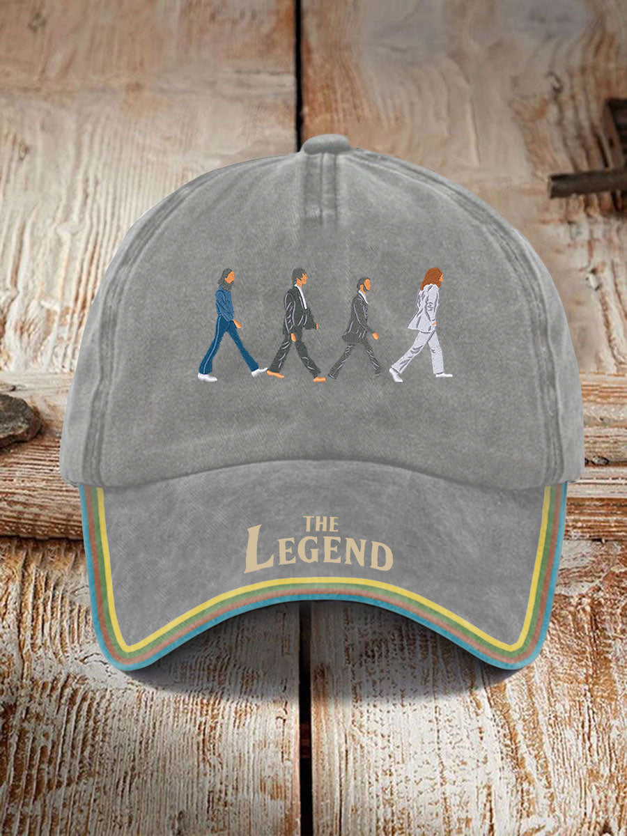 Unisex Music Lover Hippies Printed Hat