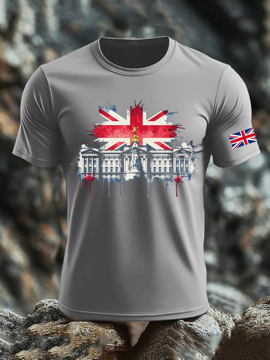 Men's UK Flag Printed T-shirt