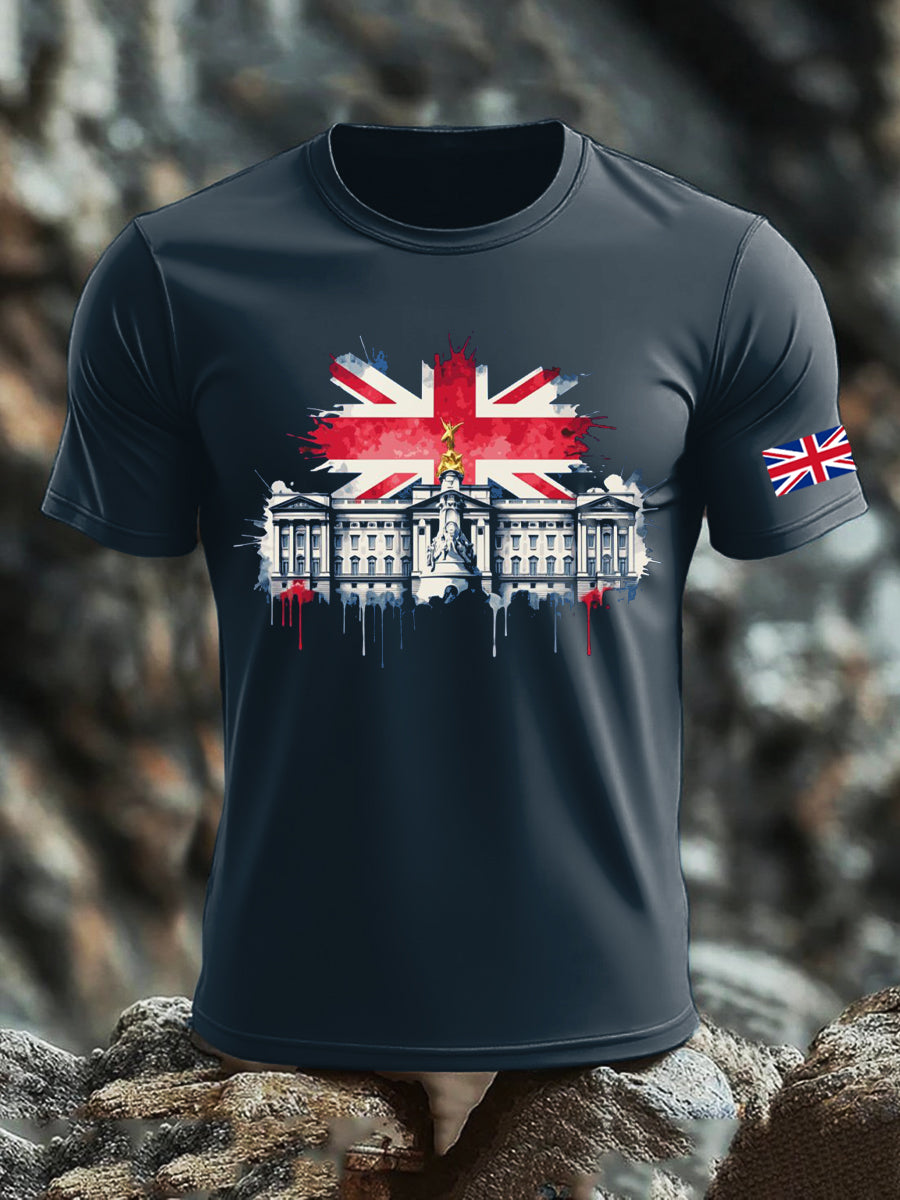 Men's UK Flag Printed T-shirt
