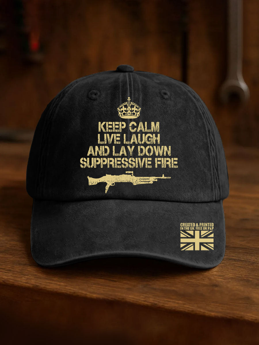 Unisex British Veteran Design Print Hat