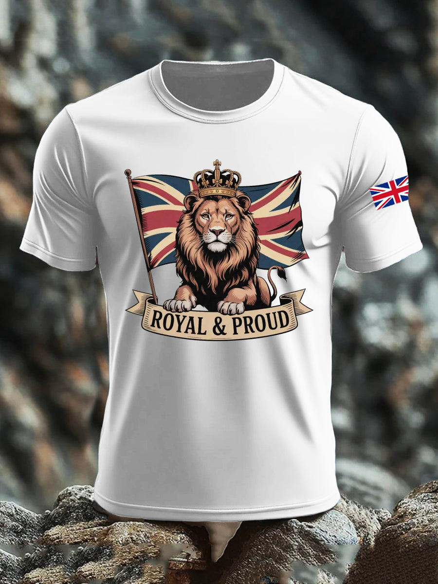 Men's UK Flag Printed T-shirt