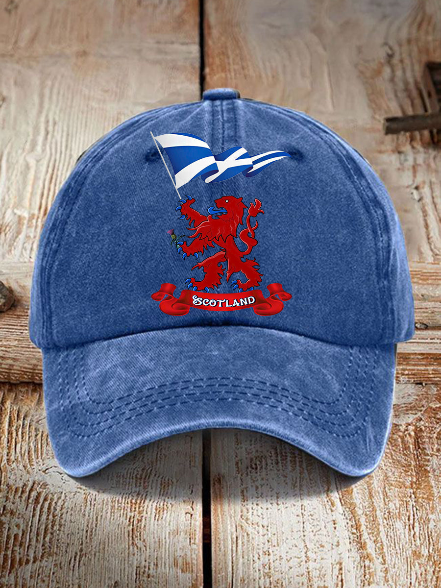 Unisex Scotland Flag Proud The Brave Printed Hat