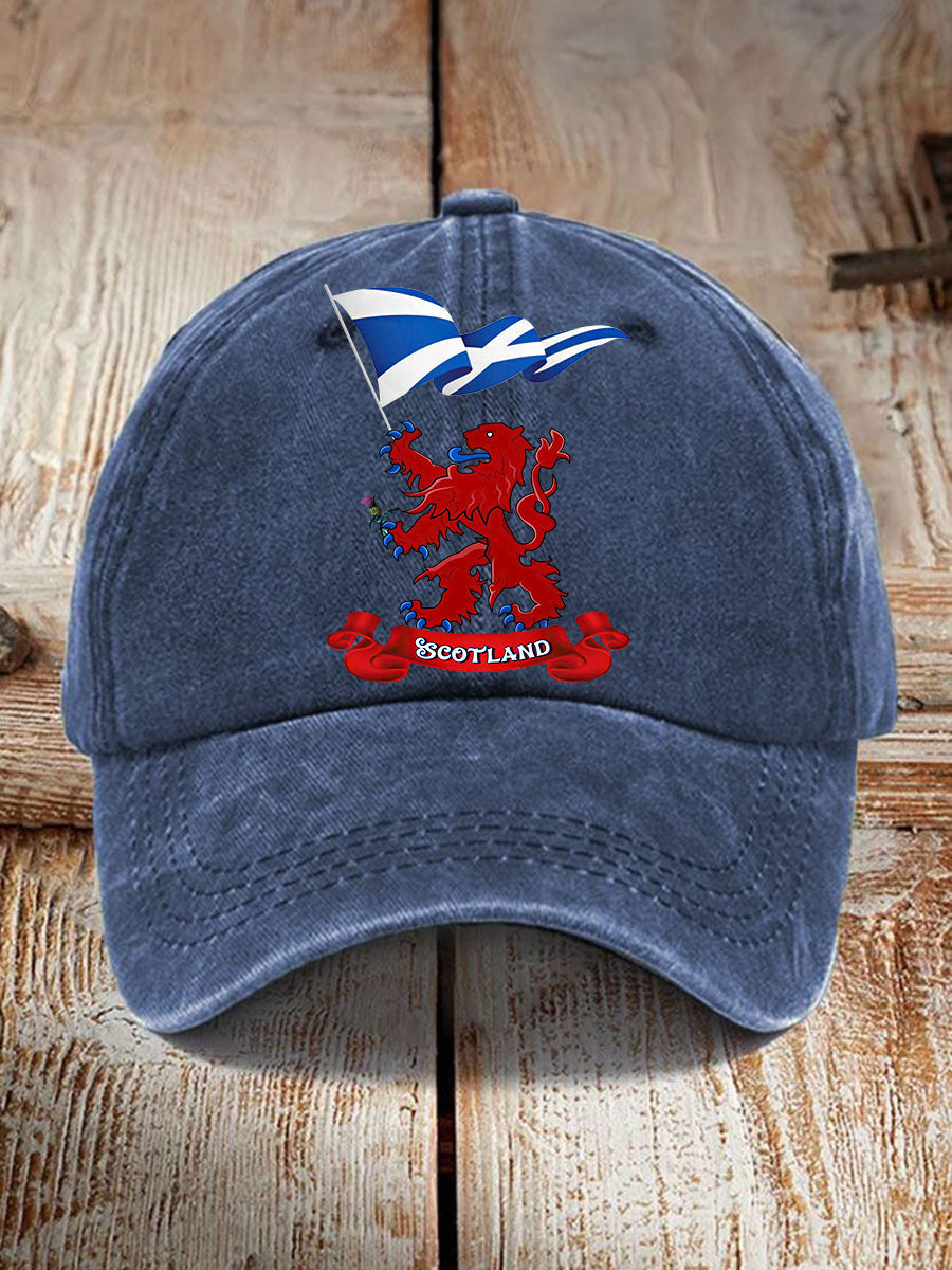 Unisex Scotland Flag Proud The Brave Printed Hat