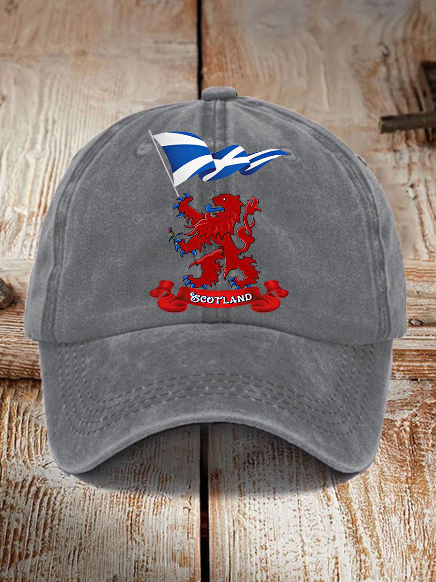 Unisex Scotland Flag Proud The Brave Printed Hat
