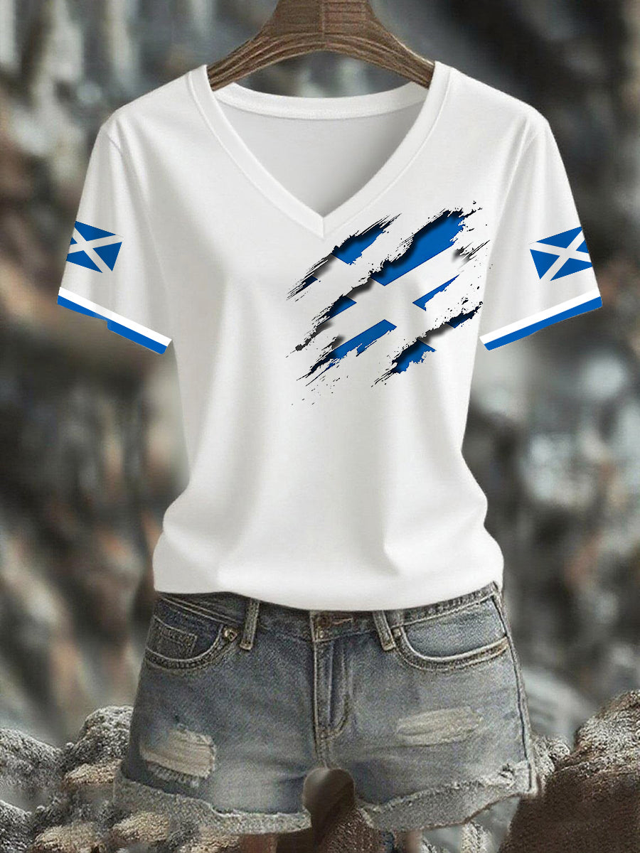 Women's Scottish Flag Short Sleeve T-shirt