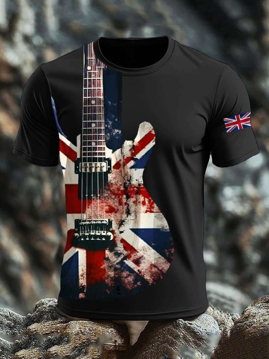 Men's British short sleeves t-shirt