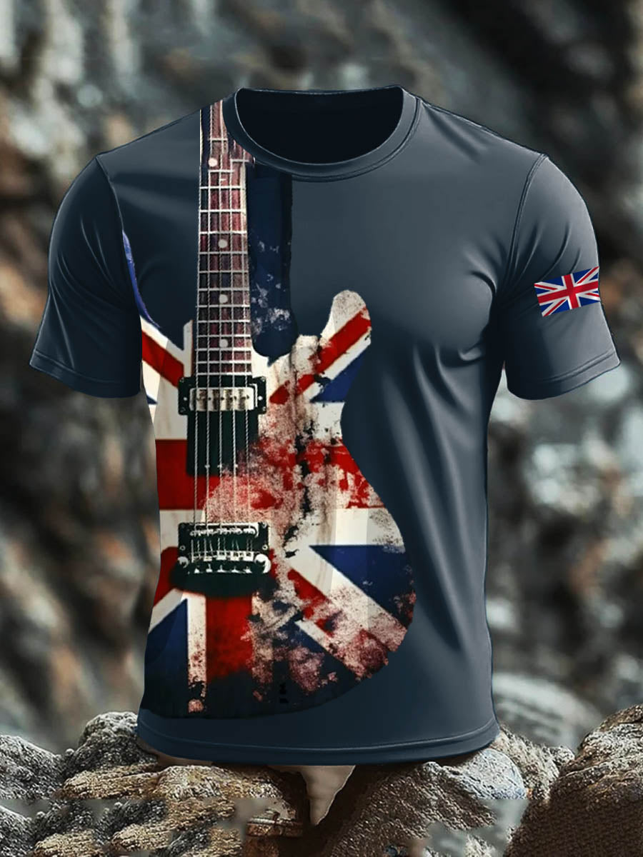 Men's British short sleeves t-shirt