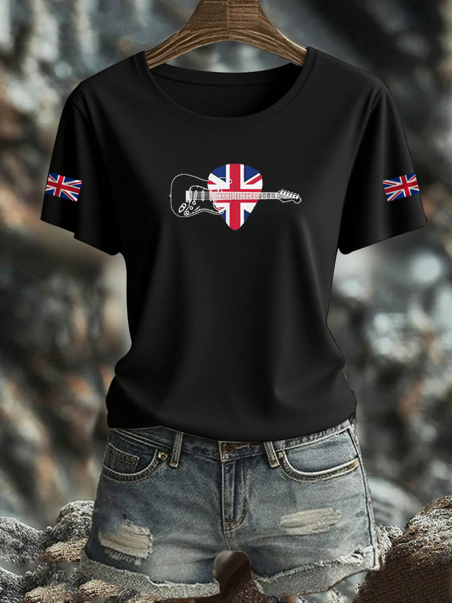 Women's British Iron On Short Sleeve T-Shirt