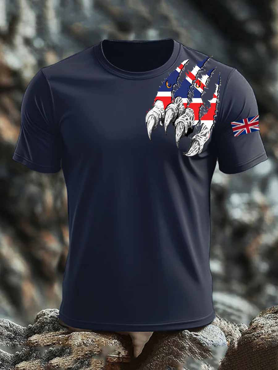 Men's British short sleeves t-shirt