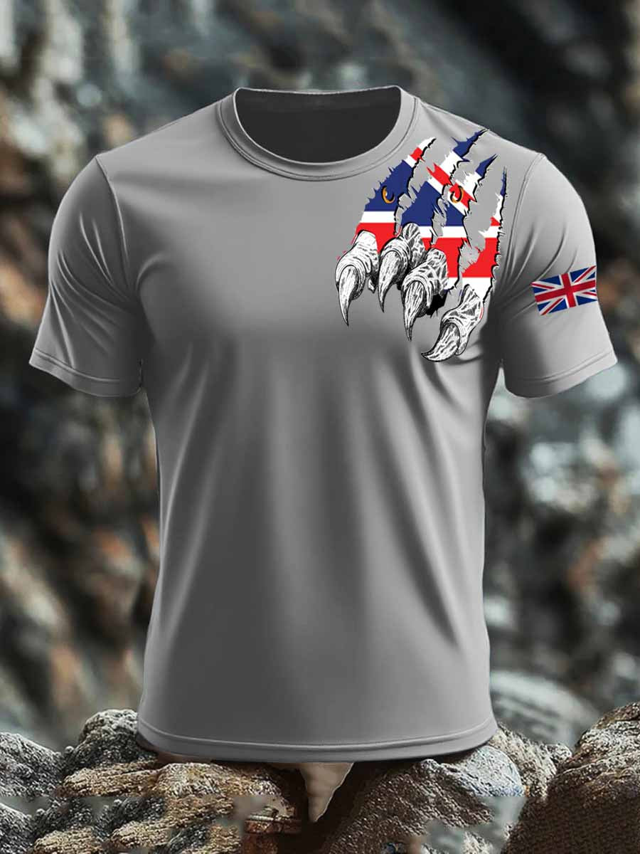 Men's British short sleeves t-shirt