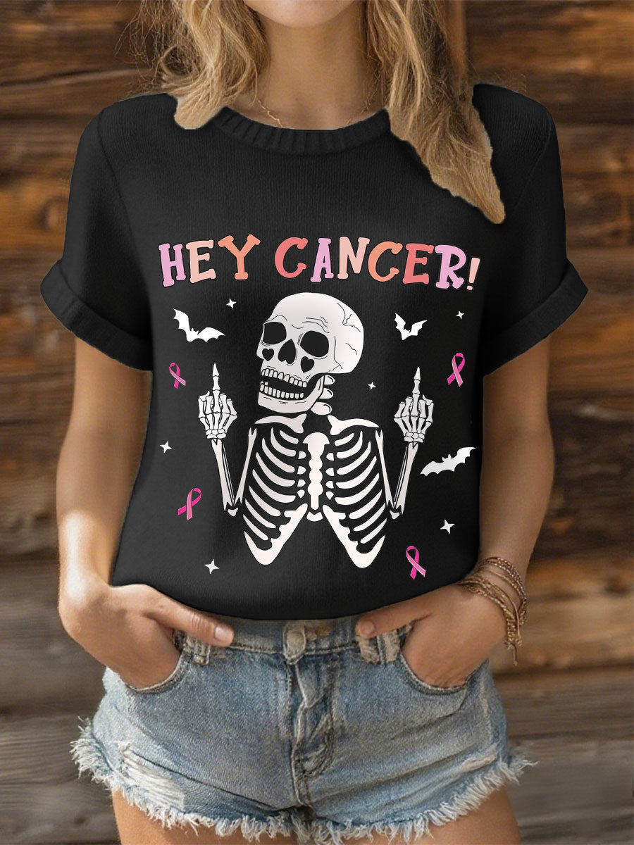 Women's Hey Cancer Breast Cancer Pink Ribbon Tops
