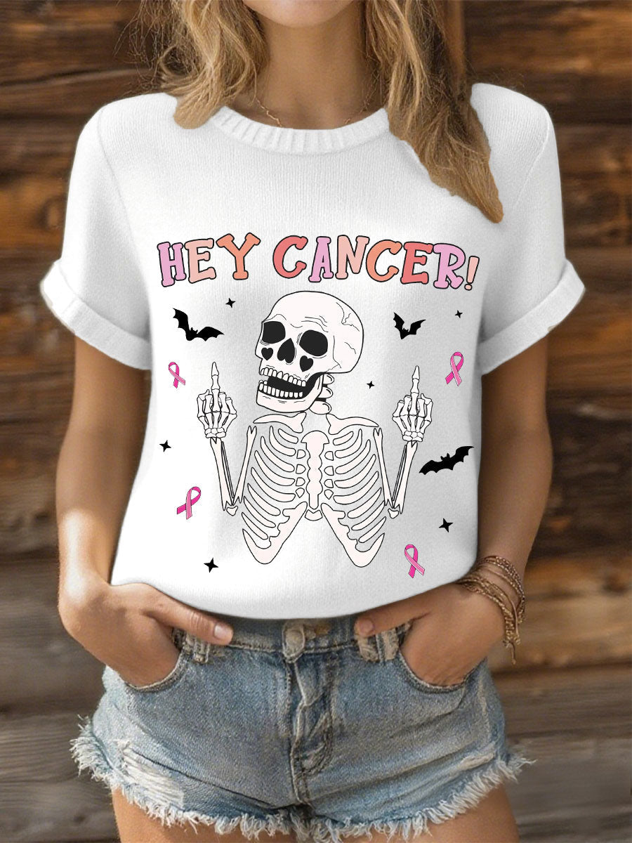 Women's Hey Cancer Breast Cancer Pink Ribbon Tops