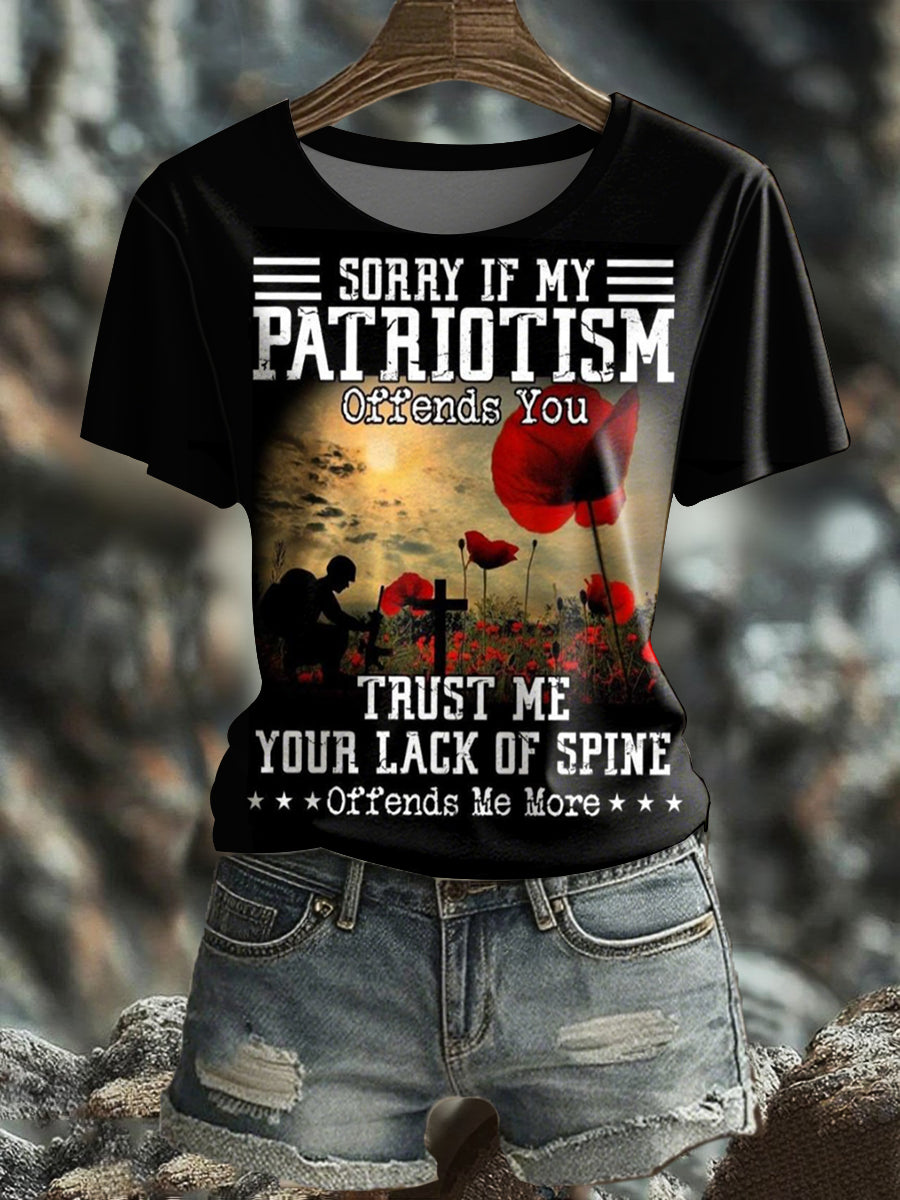 Women's British Veteran short-sleeved T-shirt