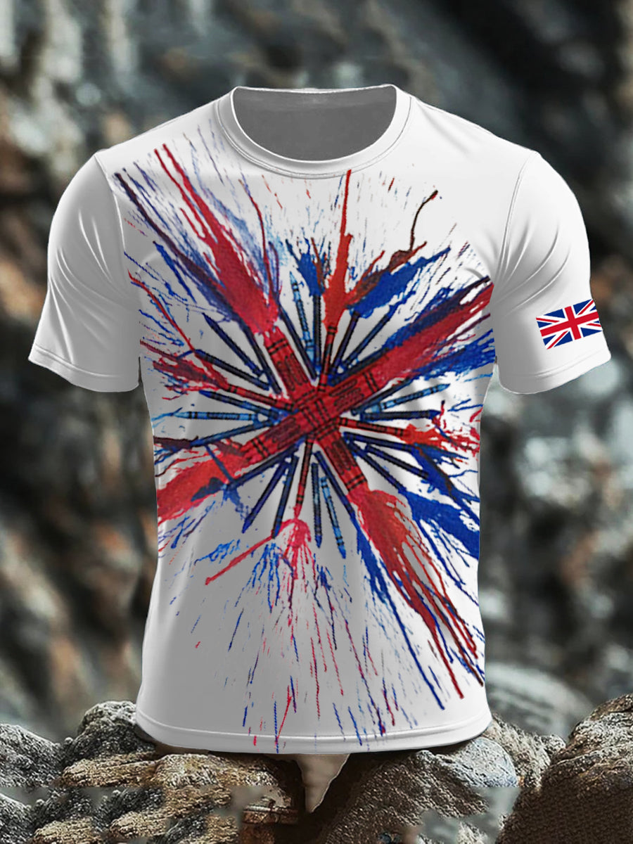 Men's UK Flag Printed T-shirt