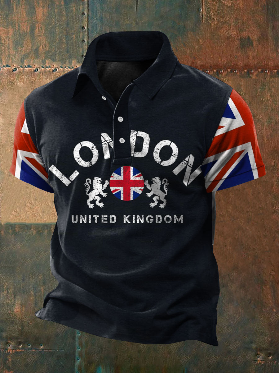 Men's London united kingdom polo shirt