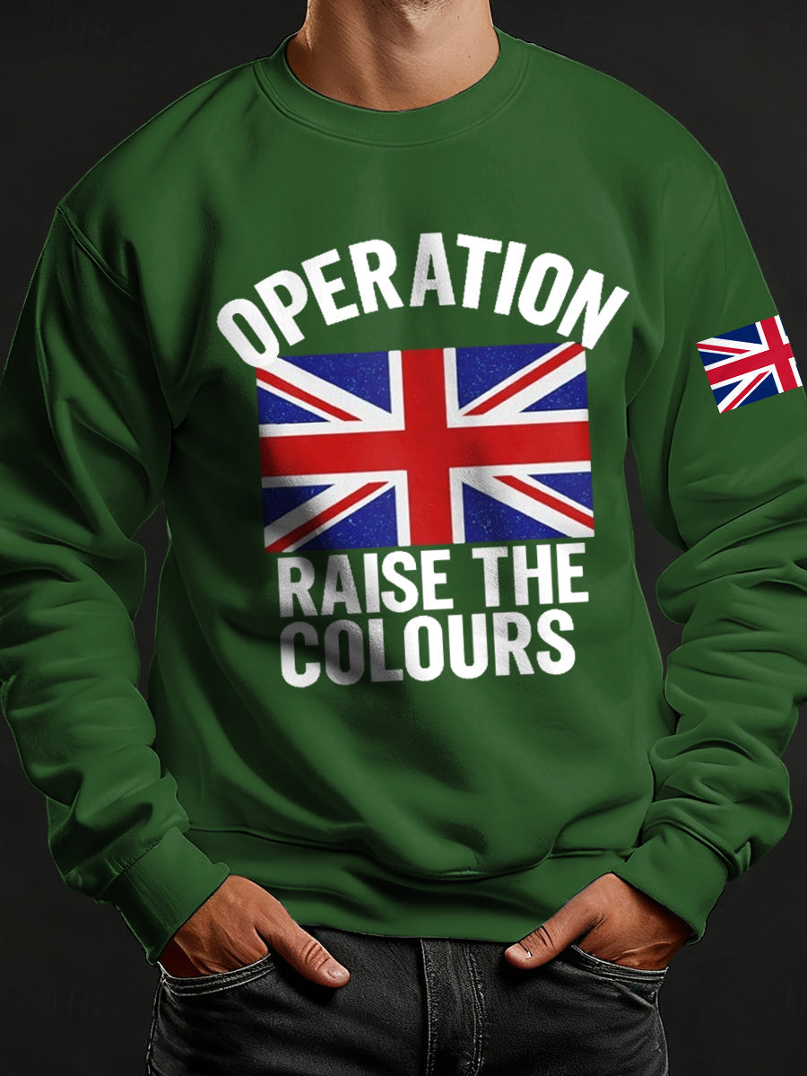 Men's Raise The Colours Print Crew Neck Sweatshirt