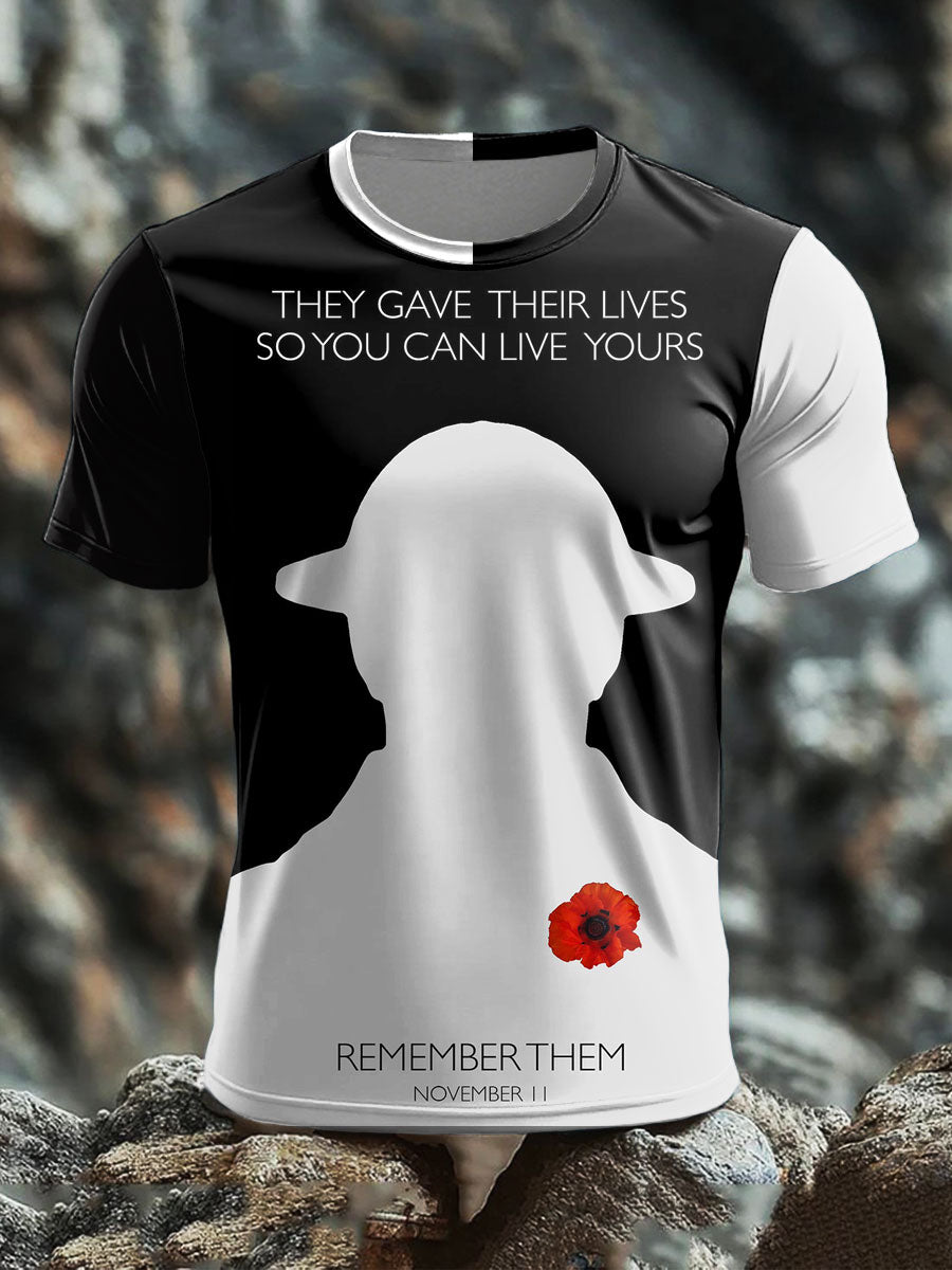Men's British Veteran short sleeves t-shirt
