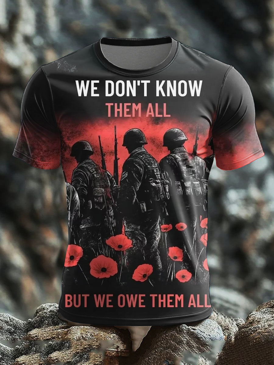 Men's British Veteran short sleeves t-shirt