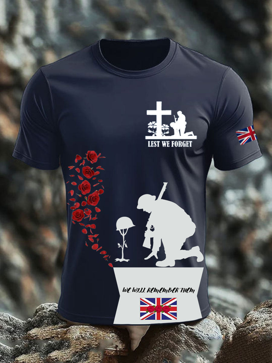 Men's British Veteran short sleeves t-shirt