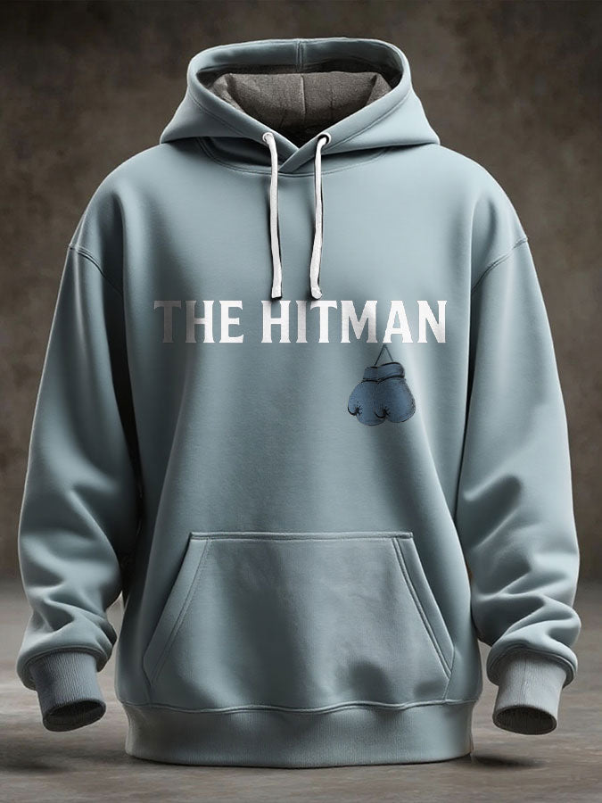Men's Hitman Boxing Lover Printed Hoodie