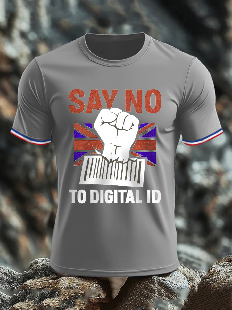 Men's No Digital ID Printed short sleeves t-shirt