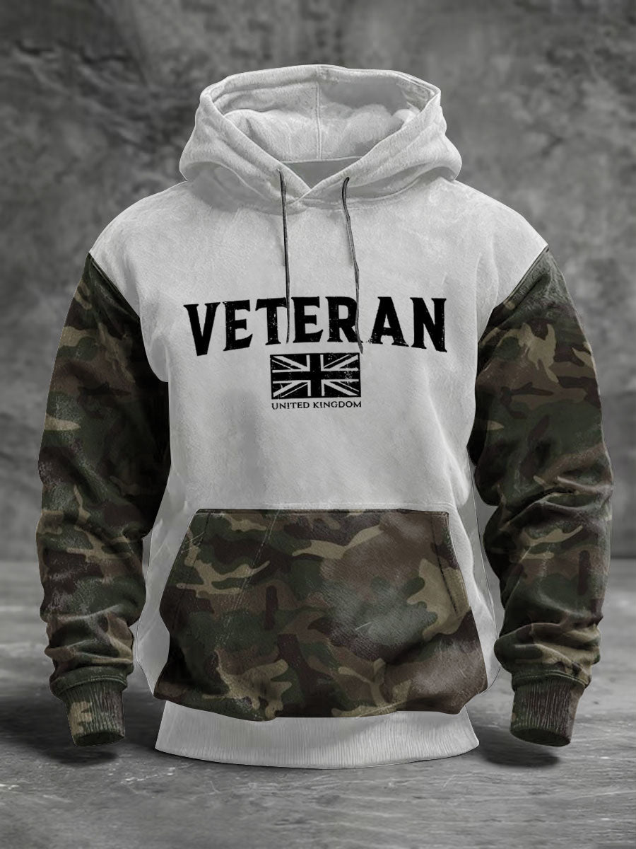 Men's Uk Veteran Standard Fit Hoodie