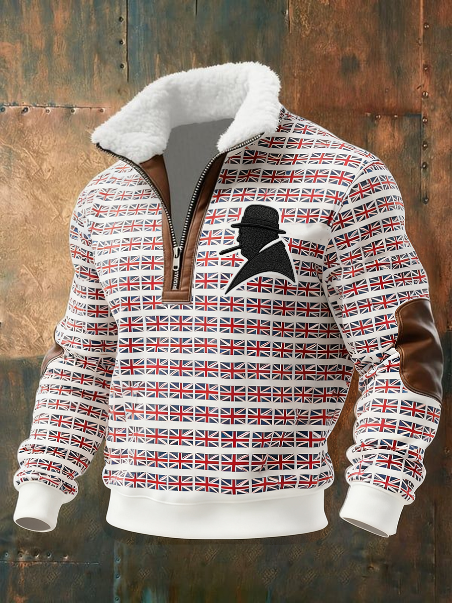 Men's Funny Churchill Printed Hoodie