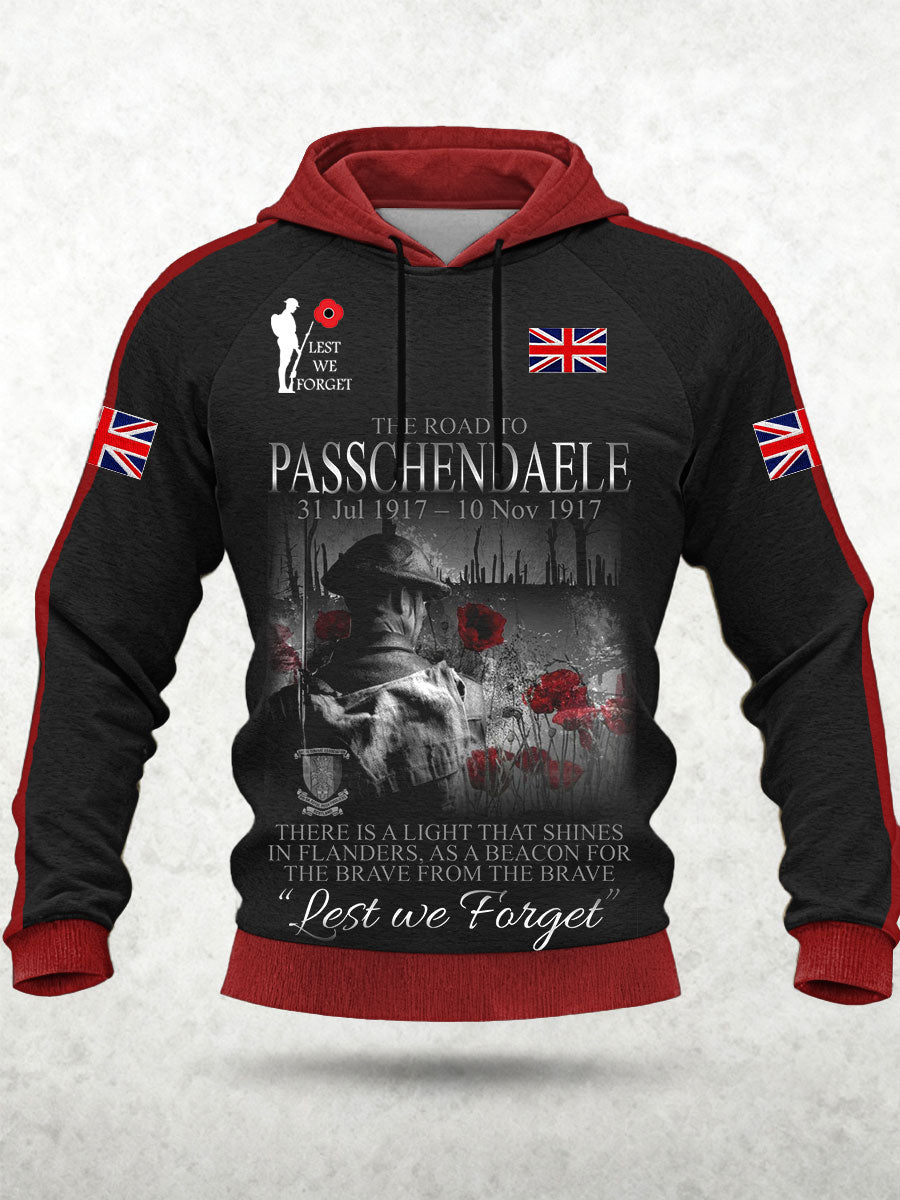 Men's Remembrance Day Lest We Forget Hoodie