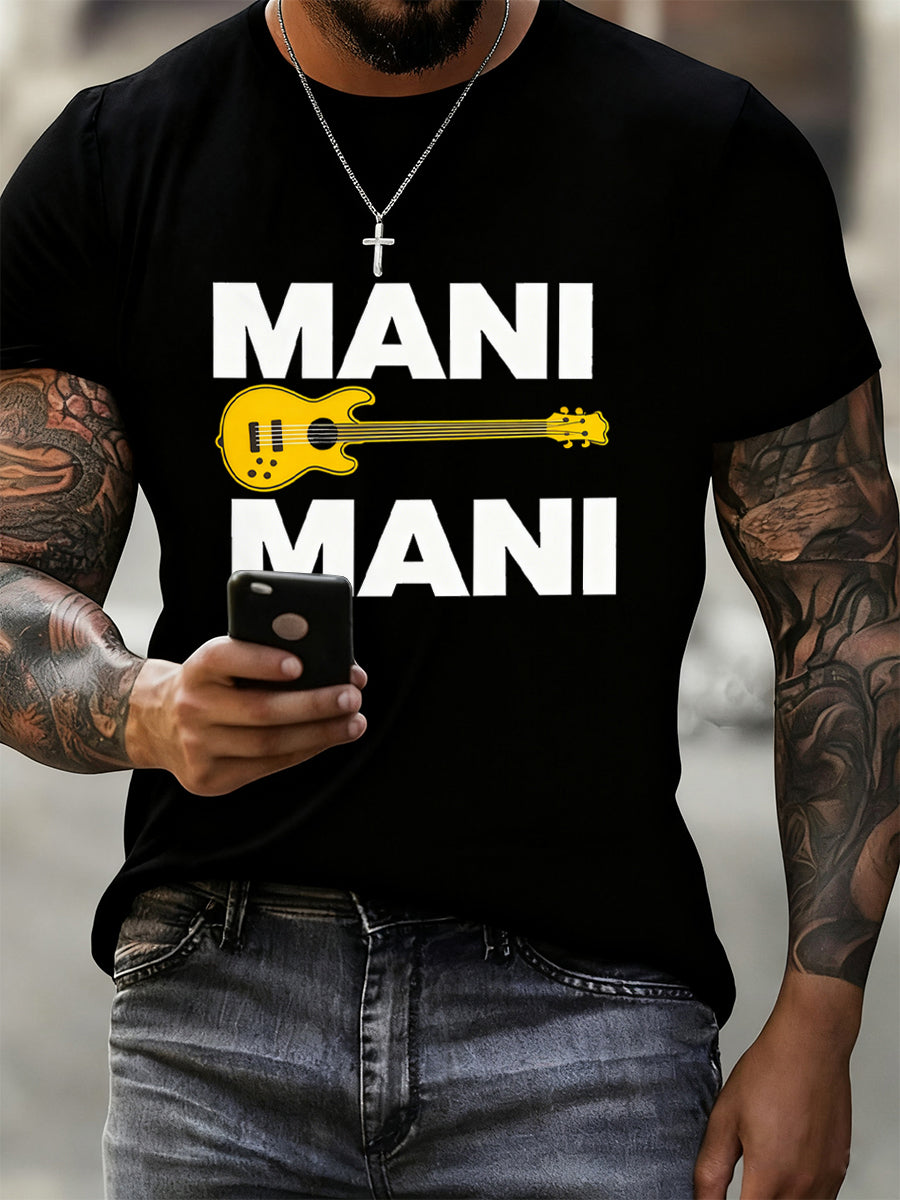 Men's British Rock Legend Band Graphic T-Shirt Short Sleeve