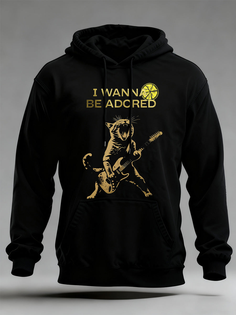 Men's British Print Comfort Hoodie