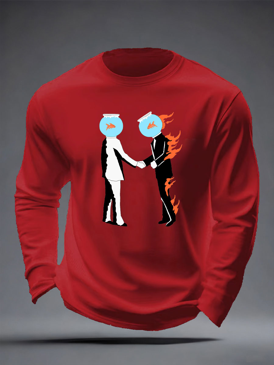 Men's Wish You Were Here long sleeve T-shirt