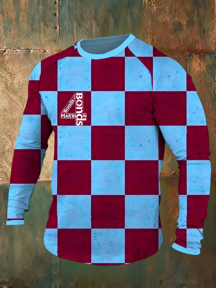 Men's West Ham United Football Printed Long-Sleeve T-Shirt