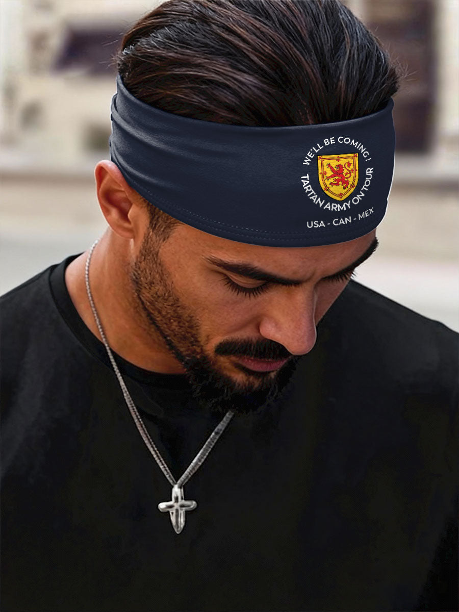 Scotland Football Lover Printed Sports Headband