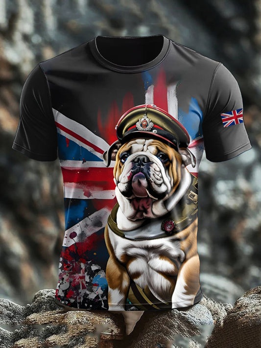 Men's British short sleeves t-shirt