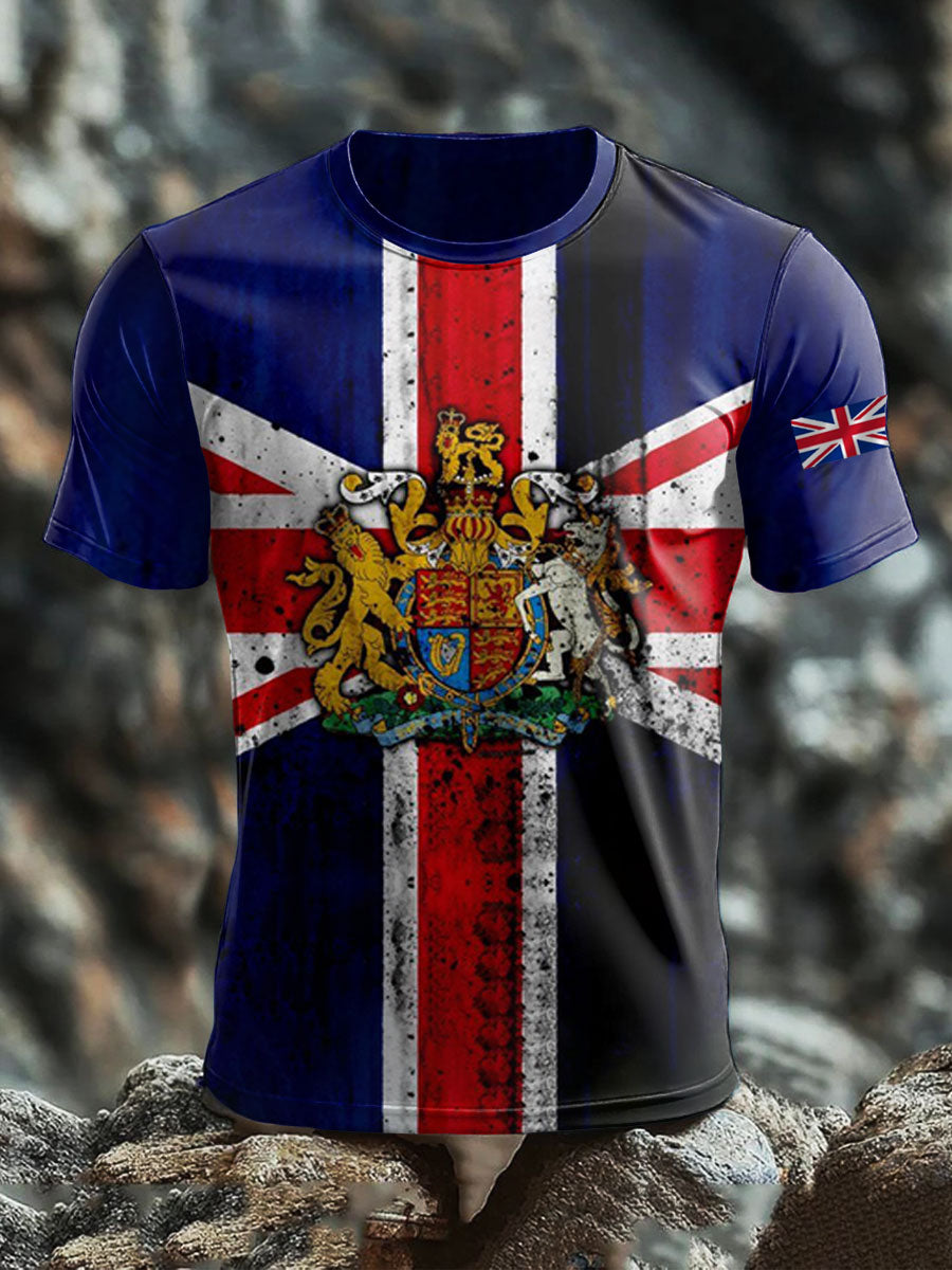 Men's  British short sleeves t-shirt