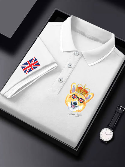 Men's  British short sleeve shirt