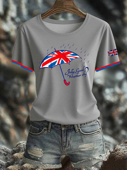 Women's  British short-sleeved T-shirt