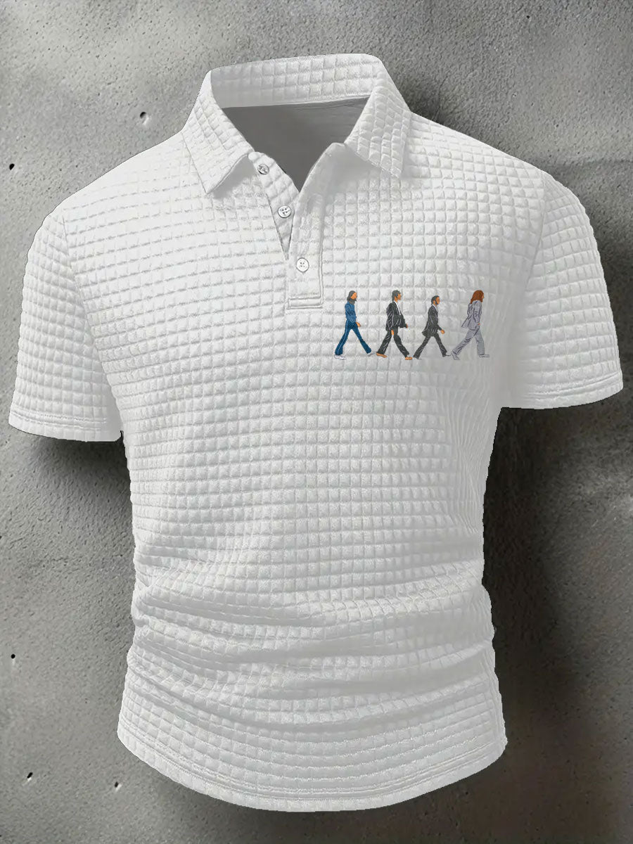 Men's Music Lover Hippies Printed Casual Tops