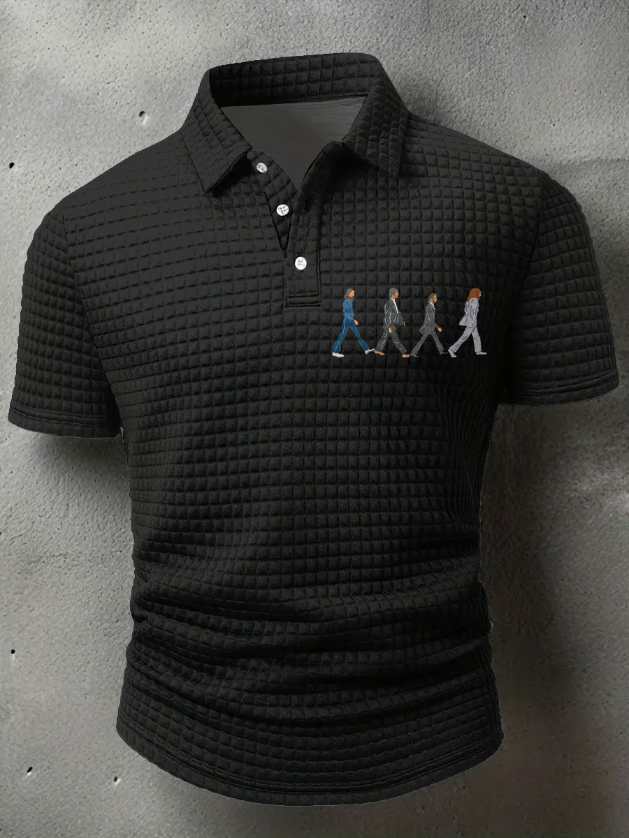 Men's Music Lover Hippies Printed Casual Tops