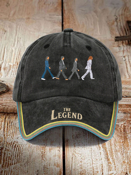 Unisex Music Lover Hippies Printed Hat