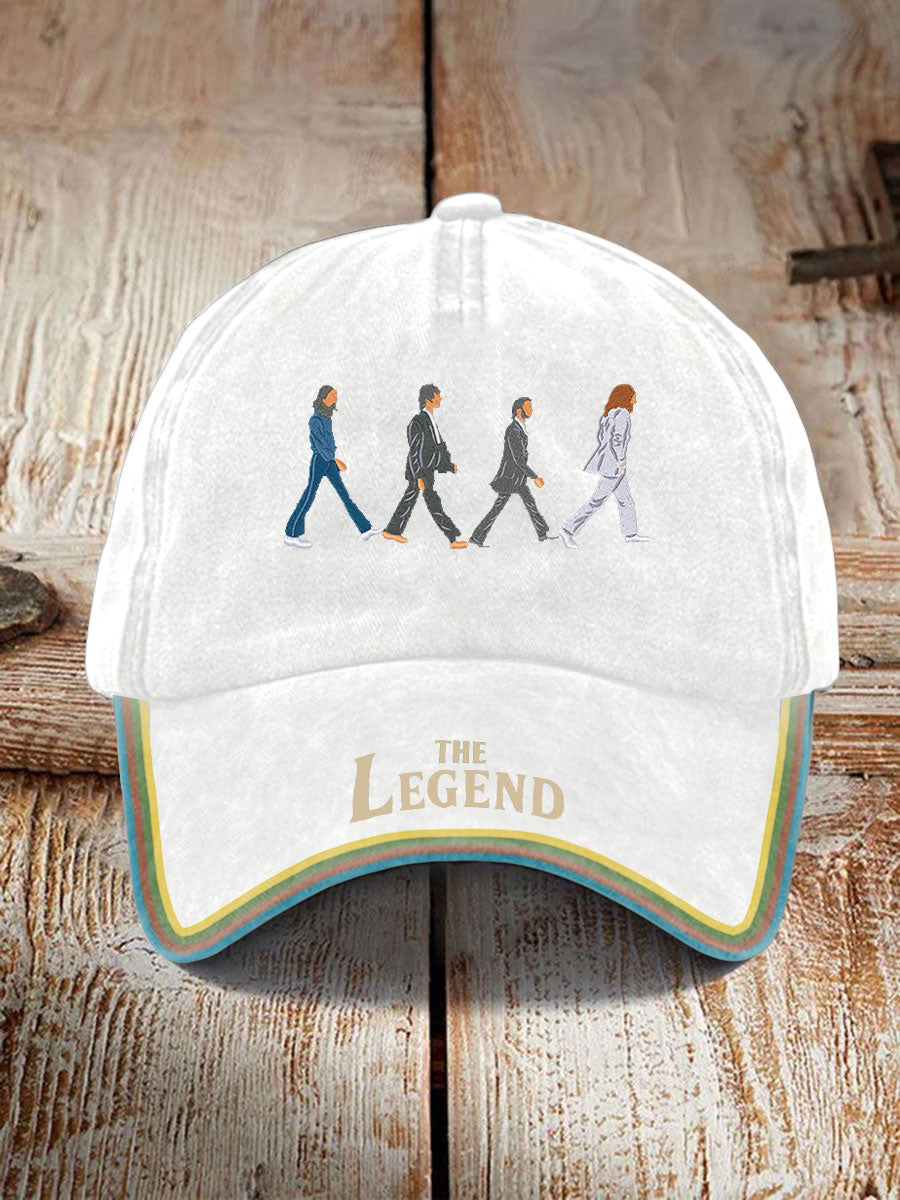 Unisex Music Lover Hippies Printed Hat