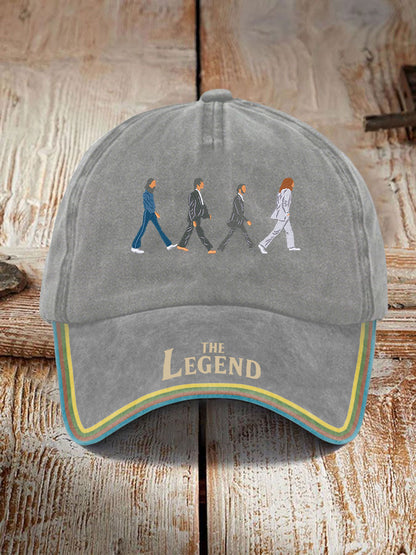 Unisex Music Lover Hippies Printed Hat