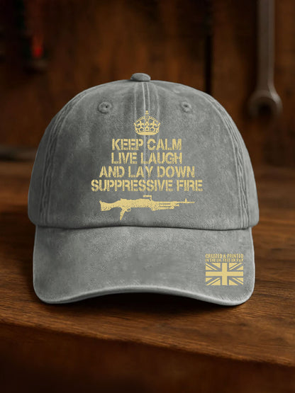 Unisex  British Veteran Design Print Hat
