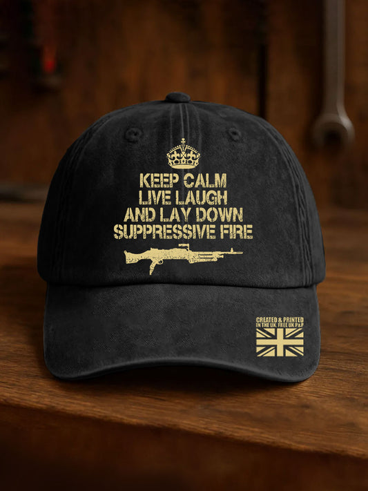 Unisex  British Veteran Design Print Hat
