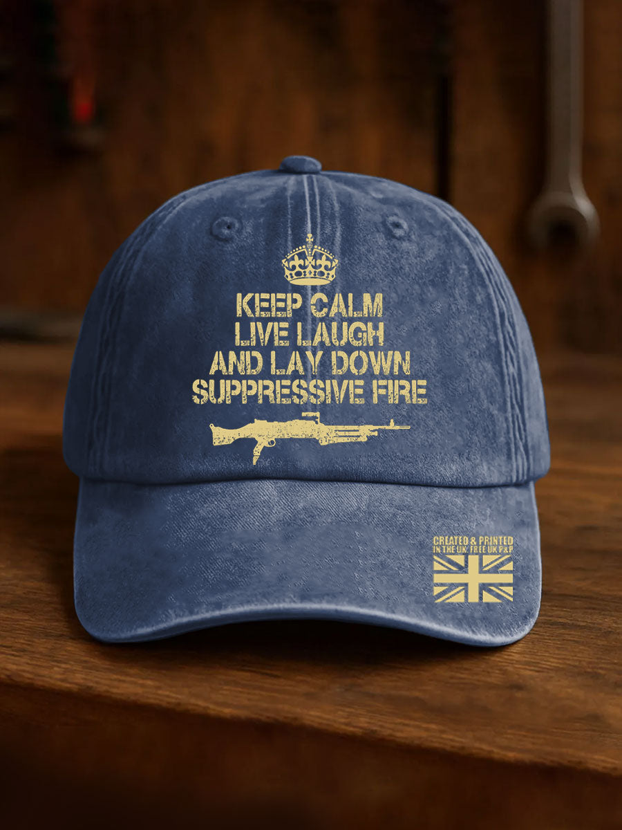 Unisex  British Veteran Design Print Hat