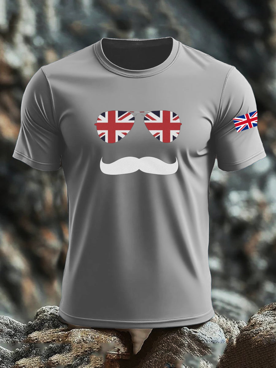 Men's UK Flag Printed T-shirt