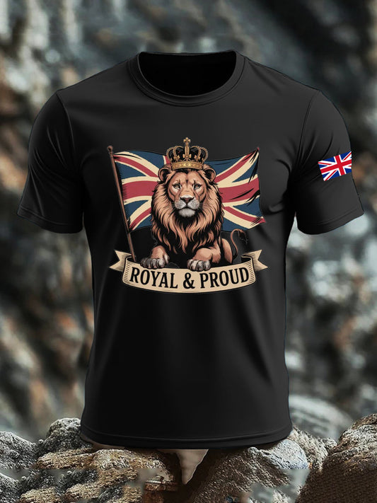 Men's UK Flag Printed T-shirt