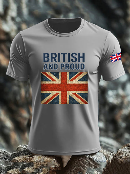Men's UK Flag Printed T-shirt