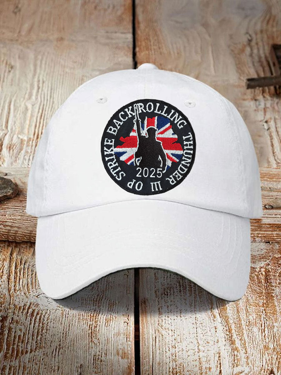 Unisex  British Veteran Design Print Hat