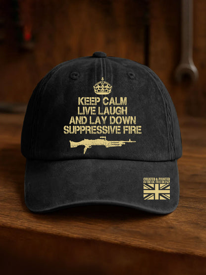 Unisex  British Veteran Design Print Hat